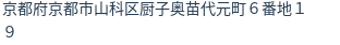 住所(登記所在地)