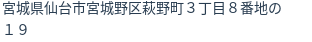 住所（登記所在地）