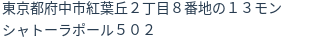 住所(登記所在地)