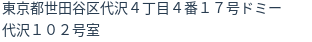 住所(登記所在地)