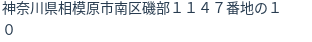 住所（登記所在地）
