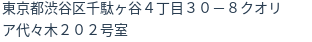 住所(登記所在地)