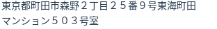 住所(登記所在地)