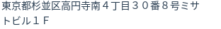 住所（登記所在地）