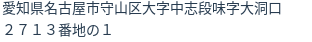 住所（登記所在地）