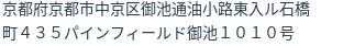 住所(登記所在地)