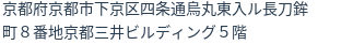 住所(登記所在地)