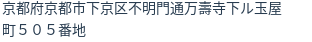 住所（登記所在地）