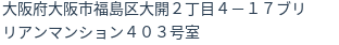 住所(登記所在地)