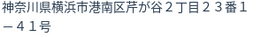 住所(登記所在地)