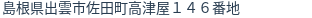 住所(登記所在地)