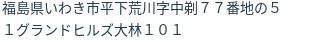 住所(登記所在地)