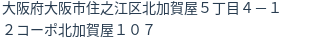 住所(登記所在地)