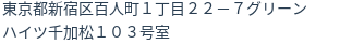 住所(登記所在地)