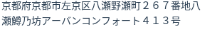 住所(登記所在地)