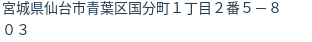住所(登記所在地)