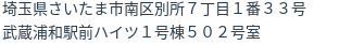 住所(登記所在地)