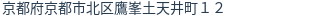 住所（登記所在地）