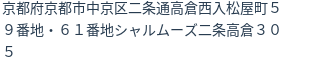住所(登記所在地)