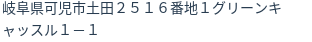 住所（登記所在地）
