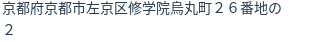 住所(登記所在地)
