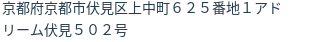 住所（登記所在地）