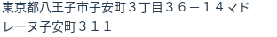 住所(登記所在地)