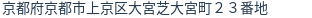 住所(登記所在地)