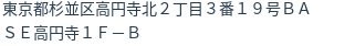 住所(登記所在地)