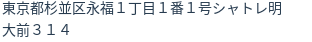 住所(登記所在地)