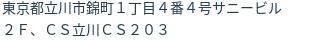 住所(登記所在地)
