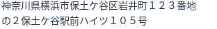 住所(登記所在地)