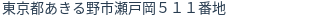 住所（登記所在地）