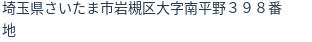 住所(登記所在地)