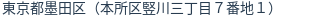 住所(登記所在地)
