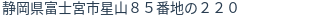 住所(登記所在地)