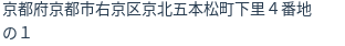 住所(登記所在地)