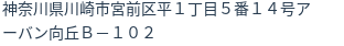 住所(登記所在地)