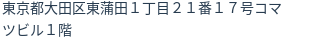 住所(登記所在地)