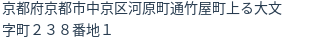 住所（登記所在地）