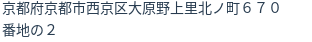 住所（登記所在地）