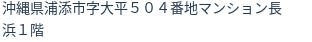 住所（登記所在地）