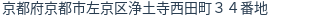 住所(登記所在地)