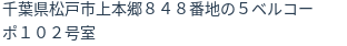 住所(登記所在地)