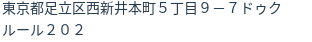 住所（登記所在地）