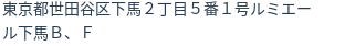 住所（登記所在地）