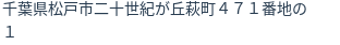 住所（登記所在地）