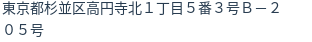 住所(登記所在地)