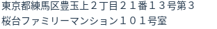 住所（登記所在地）