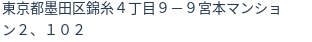 住所（登記所在地）